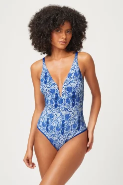 Lake Como Reversible V-Cut Swimsuit