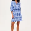 Lake Como Smocked Waist Mini Dress