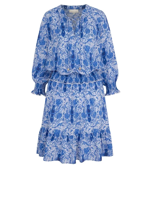 Lake Como Smocked Waist Mini Dress