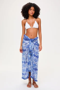 Lake Como Tassel Trim Sarong