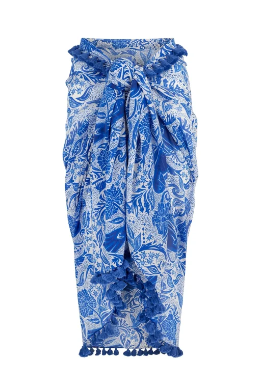 Lake Como Tassel Trim Sarong