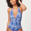 Lake Como U-Bar Halterneck Swimsuit