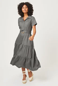 Lake Maggiore Maxi Shirt Dress