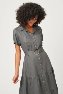Lake Maggiore Maxi Shirt Dress