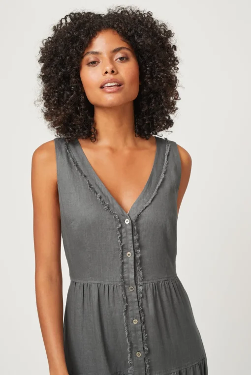 Lake Maggiore Plunge Maxi Dress