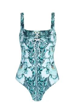 Liana Lace Up Swimsuit