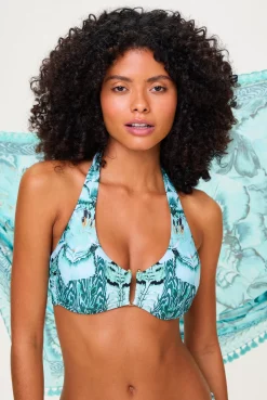 Liana U-Bar Halterneck Top