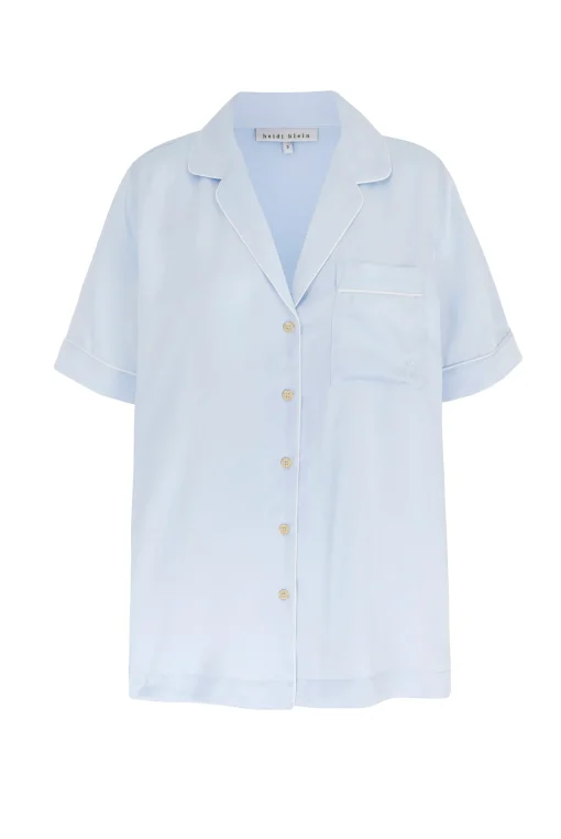 Lucca Short Sleeve Silk Pyjama Set