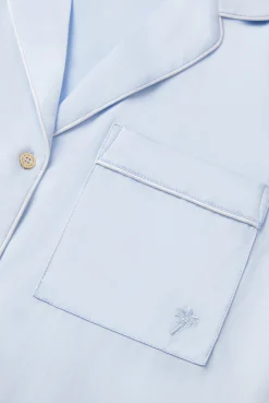Lucca Short Sleeve Silk Pyjama Set