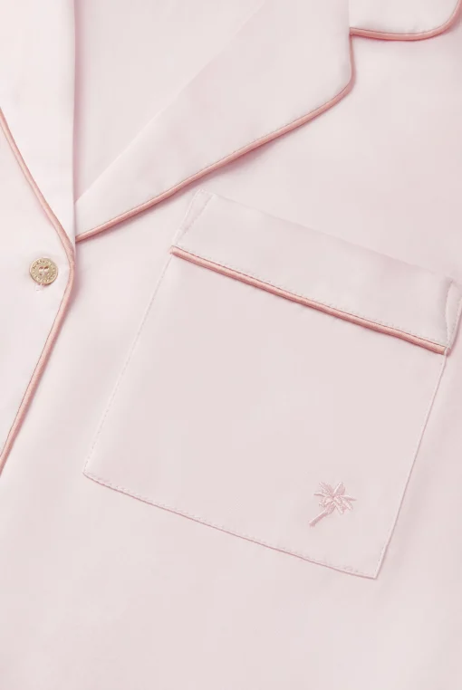 Lucca Short Sleeve Silk Pyjama Set