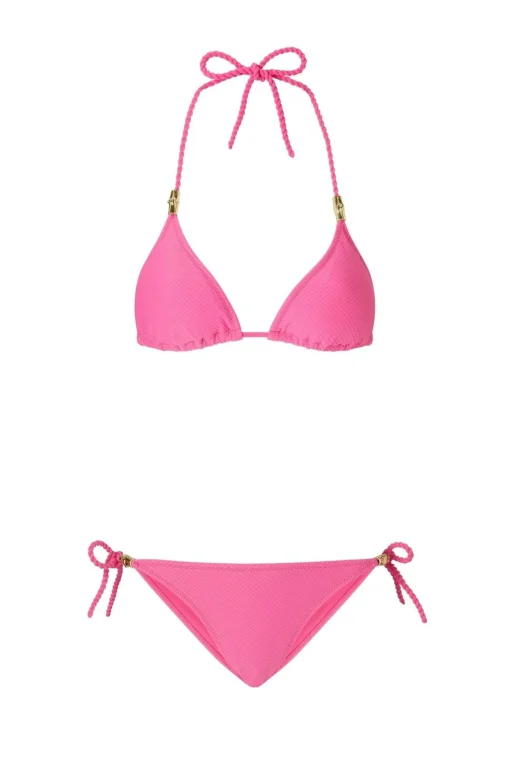 Magenta Triangle Bikini