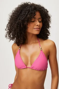 Magenta Triangle Top