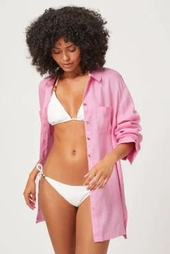 Marina Cay Linen Beach Shirt