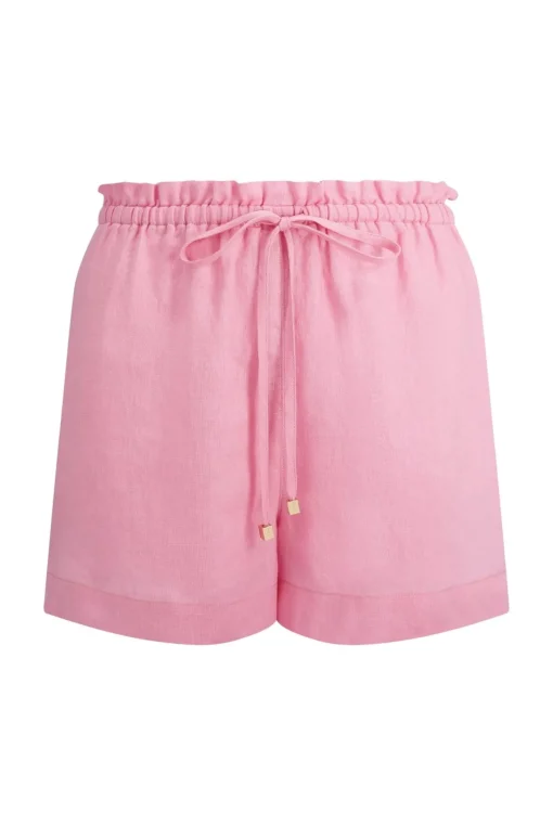 Marina Cay Linen Drawstring Shorts