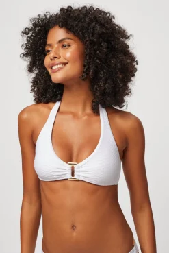 Milos Rectangle Halterneck Top