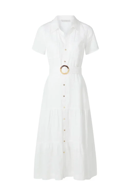 Mitsio Island Short Sleeve Shirt Dress