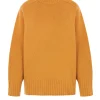 Mustard Aspen Crew Neck Jumper