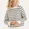 Nautical Stripe Aspen Crew Neck Jumper