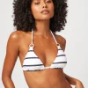 Nautical Stripe Ring Triangle Top