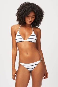 Nautical Stripe Ring Triangle Bikini