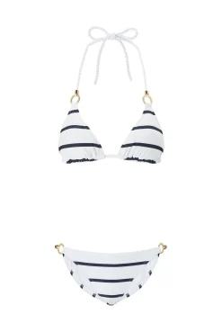 Nautical Stripe Ring Triangle Bikini