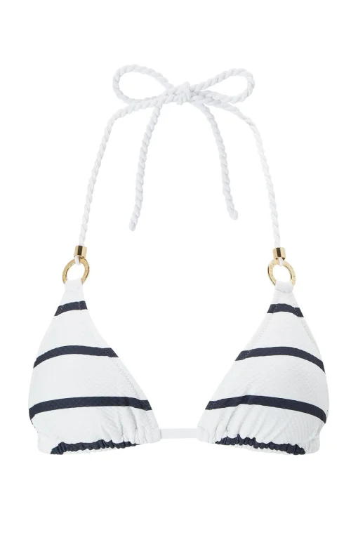 Nautical Stripe Ring Triangle Top