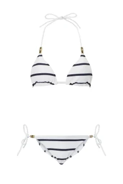 Nautical Stripe Triangle Bikini