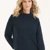 Navy Aspen Crew Neck Jumper