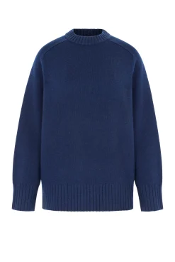 Navy Aspen Crew Neck Jumper