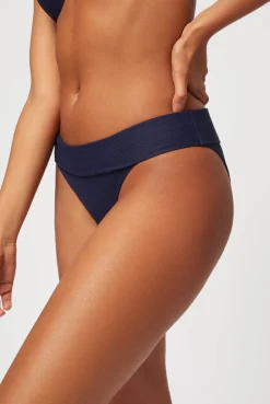 Navy Fold Over Bottom