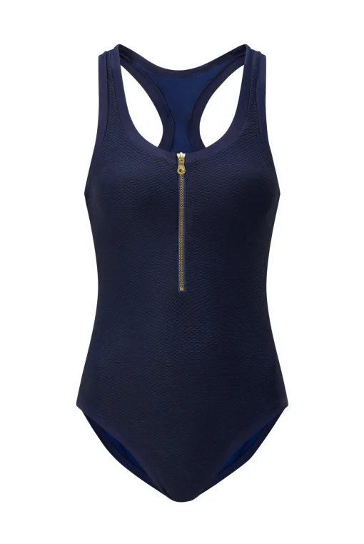 Navy Racerback Swimsuit