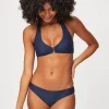 Navy Rectangle Halterneck Bikini