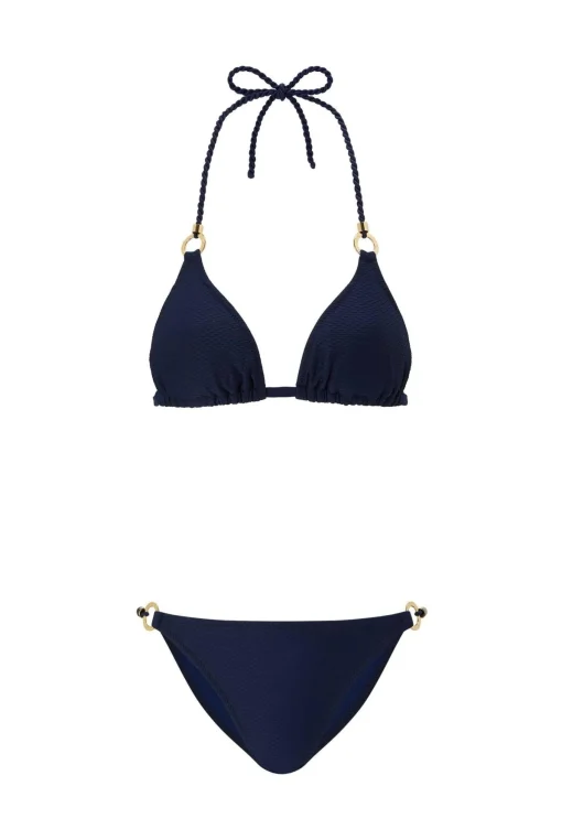 Navy Ring Triangle Bikini