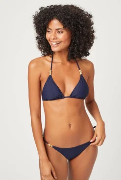 Navy Triangle Top