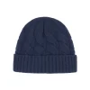 Navy Vail Cable Knit Hat
