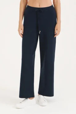 Navy Zermatt Milano Knit Trouser