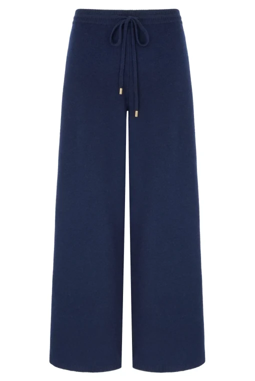 Navy Zermatt Milano Knit Trouser