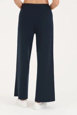 Navy Zermatt Milano Knit Trouser