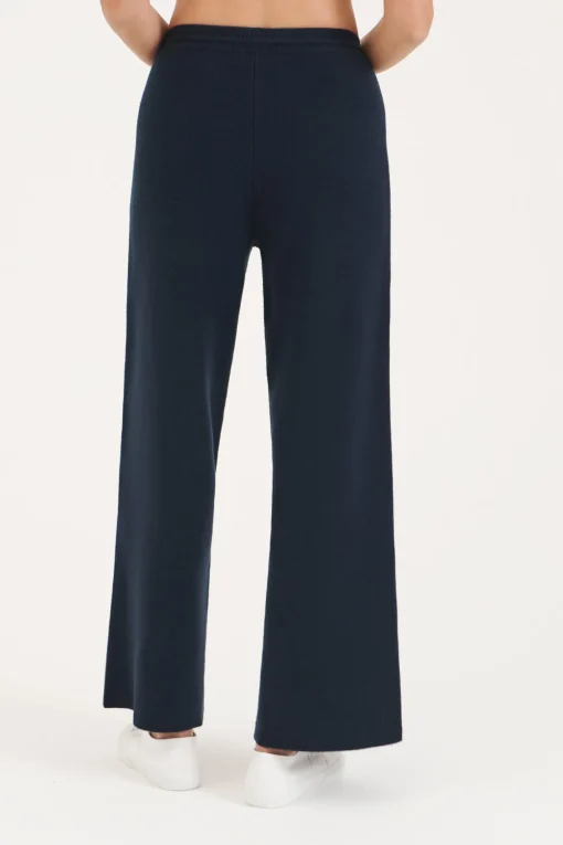 Navy Zermatt Milano Knit Trouser
