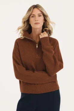 Nutmeg Lake Tahoe Half Zip Jumper