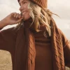 Nutmeg Vail Cable Knit Hat