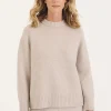 Oatmeal Aspen Crew Neck Jumper