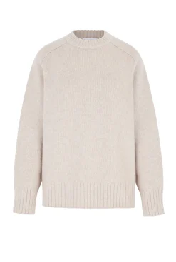 Oatmeal Aspen Crew Neck Jumper