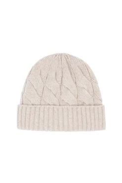Oatmeal Vail Cable Knit Hat