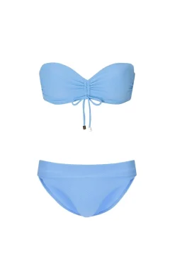 Ocean Tide Ruched Bandeau Bikini