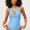 Ocean Tide U-Bar Halterneck Swimsuit