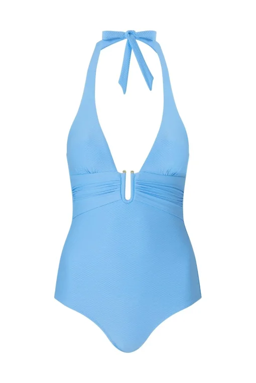 Ocean Tide U-Bar Halterneck Swimsuit