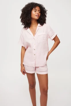 Paignton Sands Short Sleeve Shirt And Shorts Set