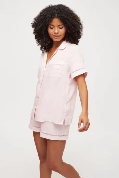 Paignton Sands Short Sleeve Shirt And Shorts Set