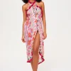 Pomegranate Tassel Trim Sarong